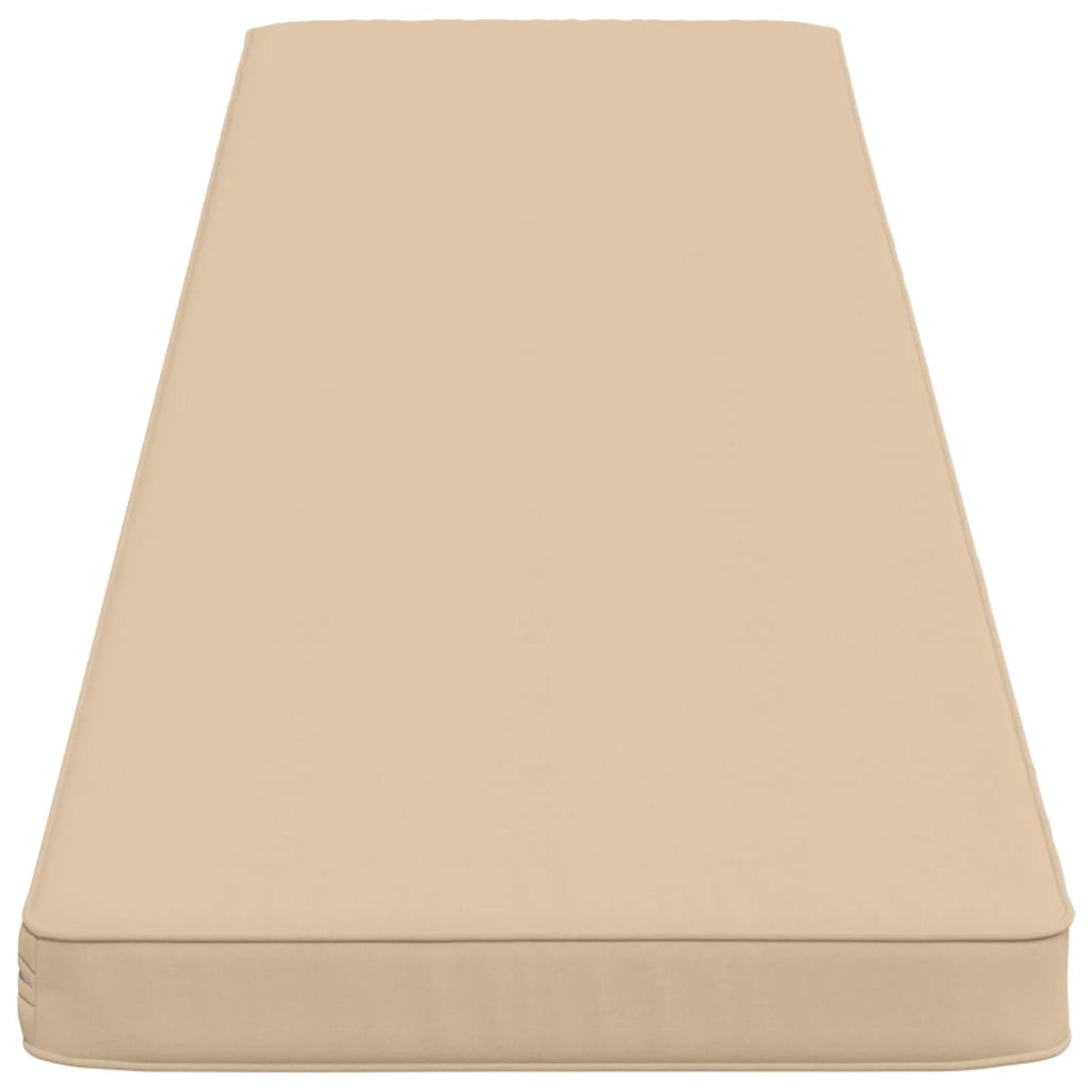 Cuscini per Panchina a 2 Pezzi VUGHT 2 pz 100% Poliestere Crema 951481