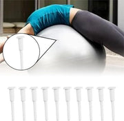 Set di sostituzione per pallone yoga aereostatico 10 pezzi - bianco - pallone per allenamento fitness