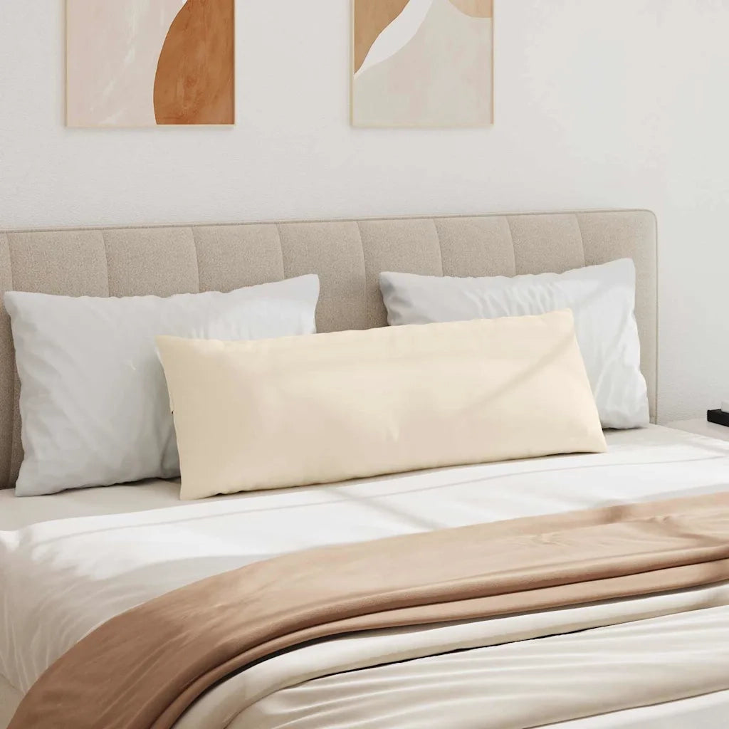 Cuscini da Divano 2 pcs Beige 120 x 40 cm Tessuto 42013816