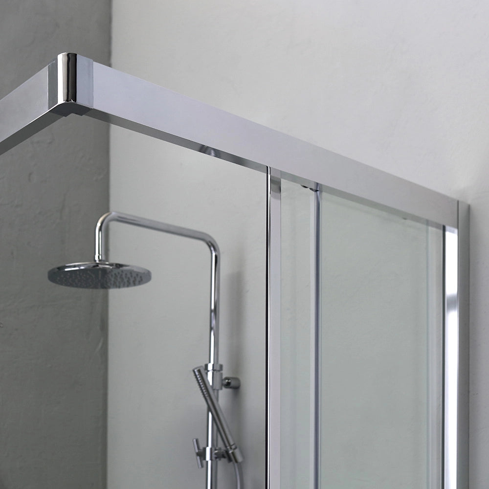 Box doccia angolare 80x100 due ante scorrevoli