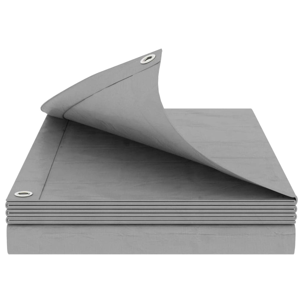 Telo con Occhielli Grigio Chiaro 4 x 5 m 90 gsm PE 42039293