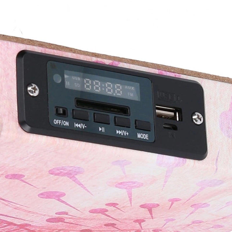 Quadro stampa bluetooth multicolor cm 60x60x4