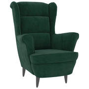Poltrona | Sedia Relax Verde Scuro Velluto