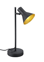 Lampada da tavolo NINA nero/oro metallo E14 RL R50161002