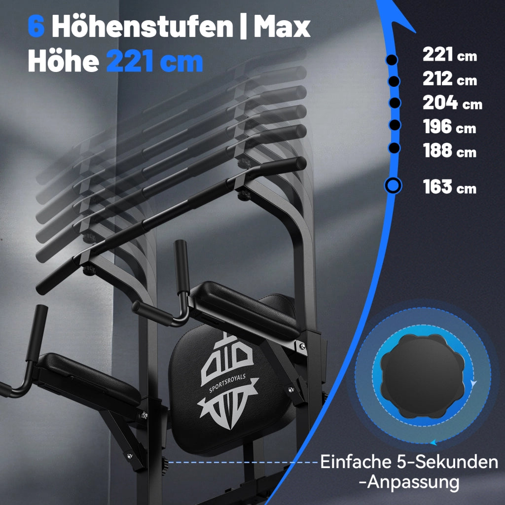 Power Tower Dip Station ¨C Minimal ¨C 204 kg