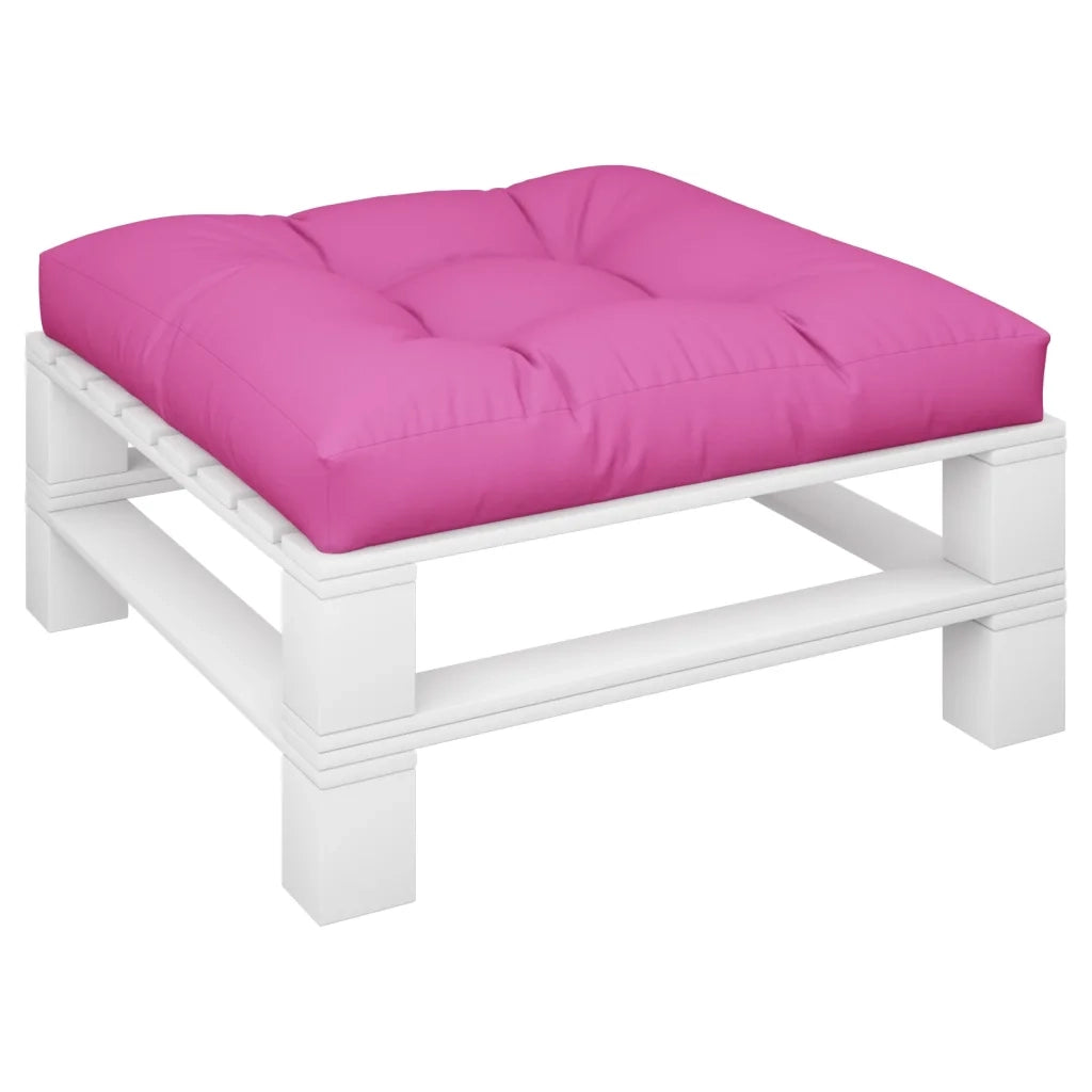 Cuscino per Pallet Rosa 80x80x12 cm in Tessuto 360511