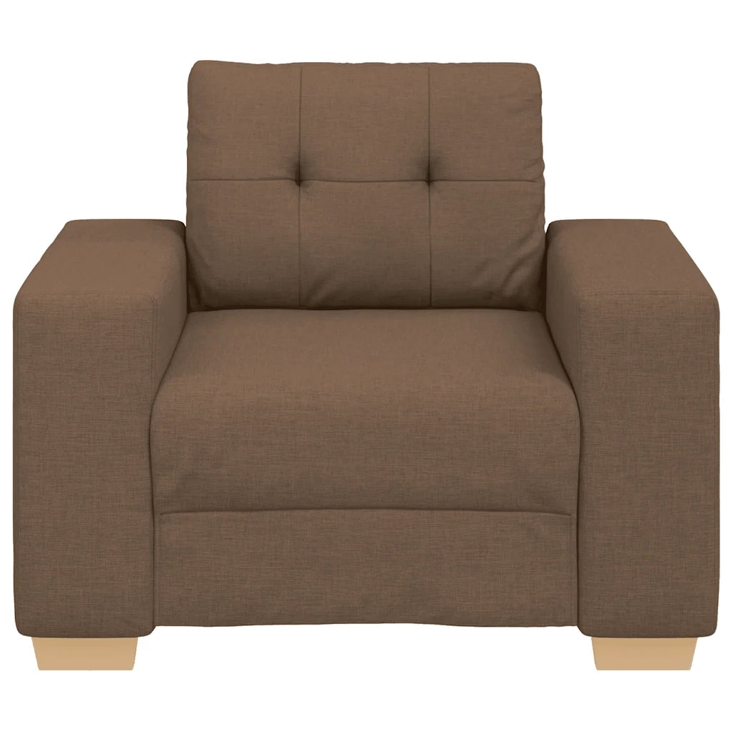 Divano Sedia Marrone 100x78x80 cm in Tessuto 4105062