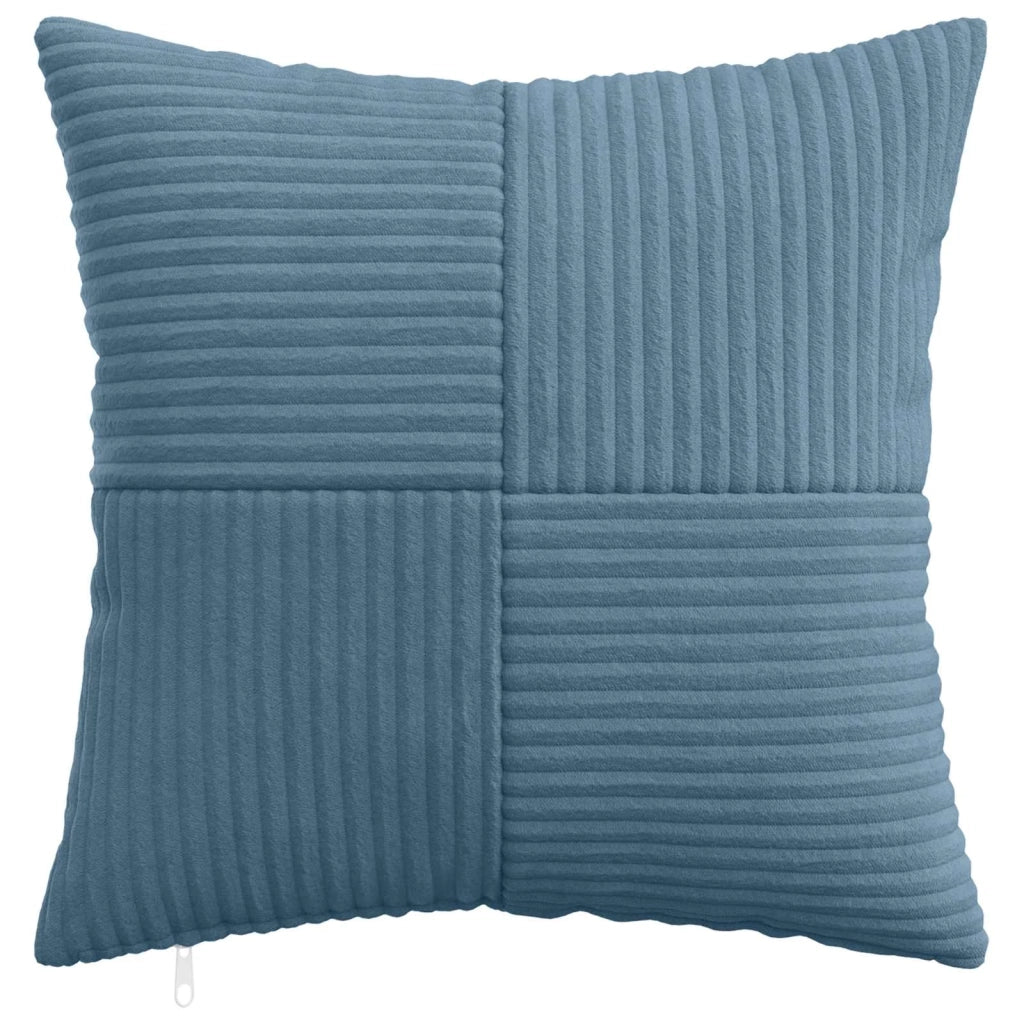 Federa 6 pcs ALMELO Blu 40 x 40 cm corduroy 914189