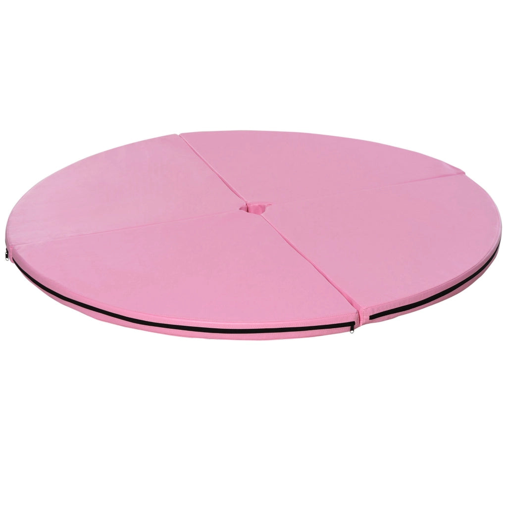 Tappetino per Pole Dance ¨C zephmum ¨C Rotondo, 5 cm, Rosa