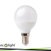 LAMPADA SFERA OPALE LED 7W E14 L/NATUR