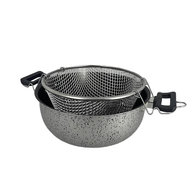 MA MAISON FRIGGITRICE LINEA ALESSIA 24 CM ANTIADERENTE E ANTIGRAFFIO IN ALLUMINIO