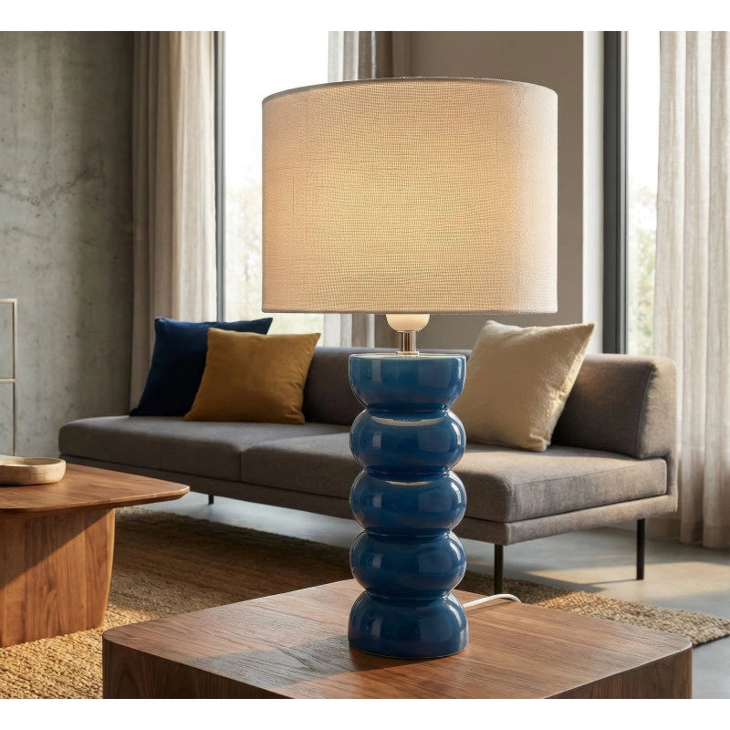 Lampadelle A Da Tavolo Torr Blu cm ø 25x46