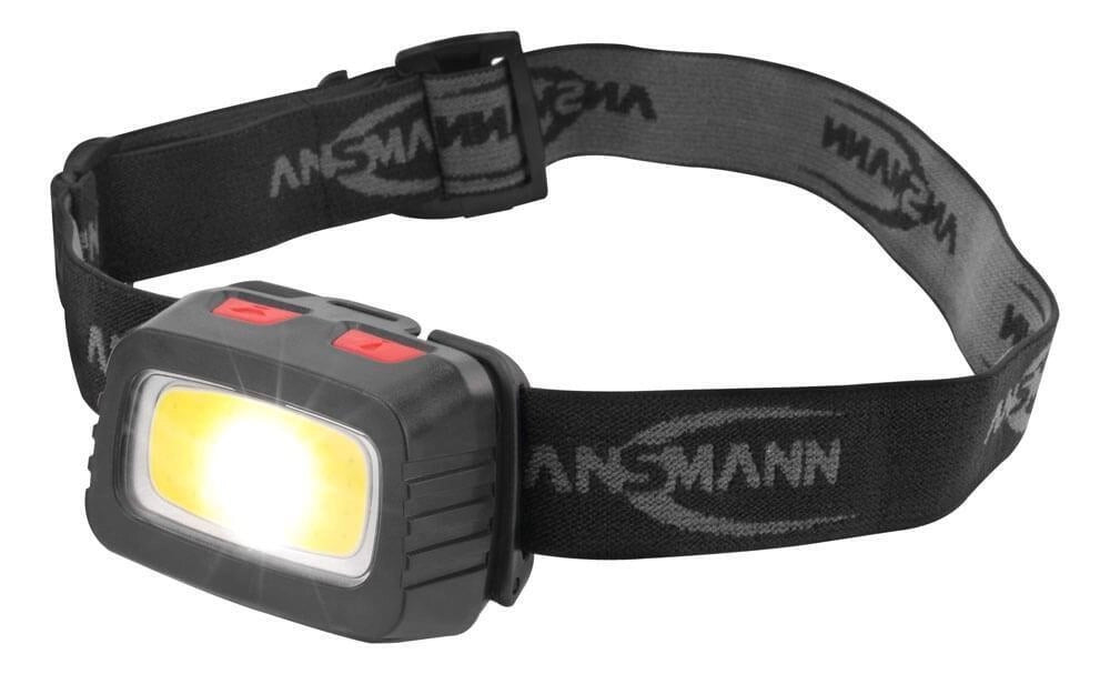 Ansmann HD200B Torcia a Fascia LED 200 lm 3 W IP44 autonomia 17 h 3x AAA colore Nero Grigio