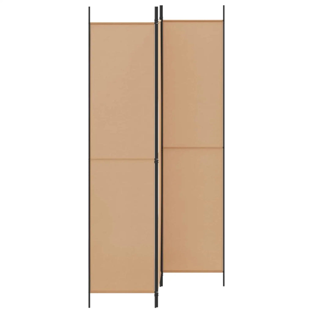 Divisorio Ambienti | Divider per stanze | Paravento a 3 pannelli Beige 150 x 220 cm Tessuto