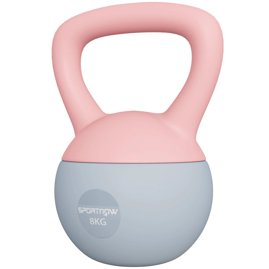 Kettlebell 8 kg ¨C Minimal ¨C Rosa 19x19x28 cm