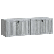 Mobile Porta TV da Muro-Credenza per TV sospesa Grigio Sonoma 98 x 31 x 30 cm 991579