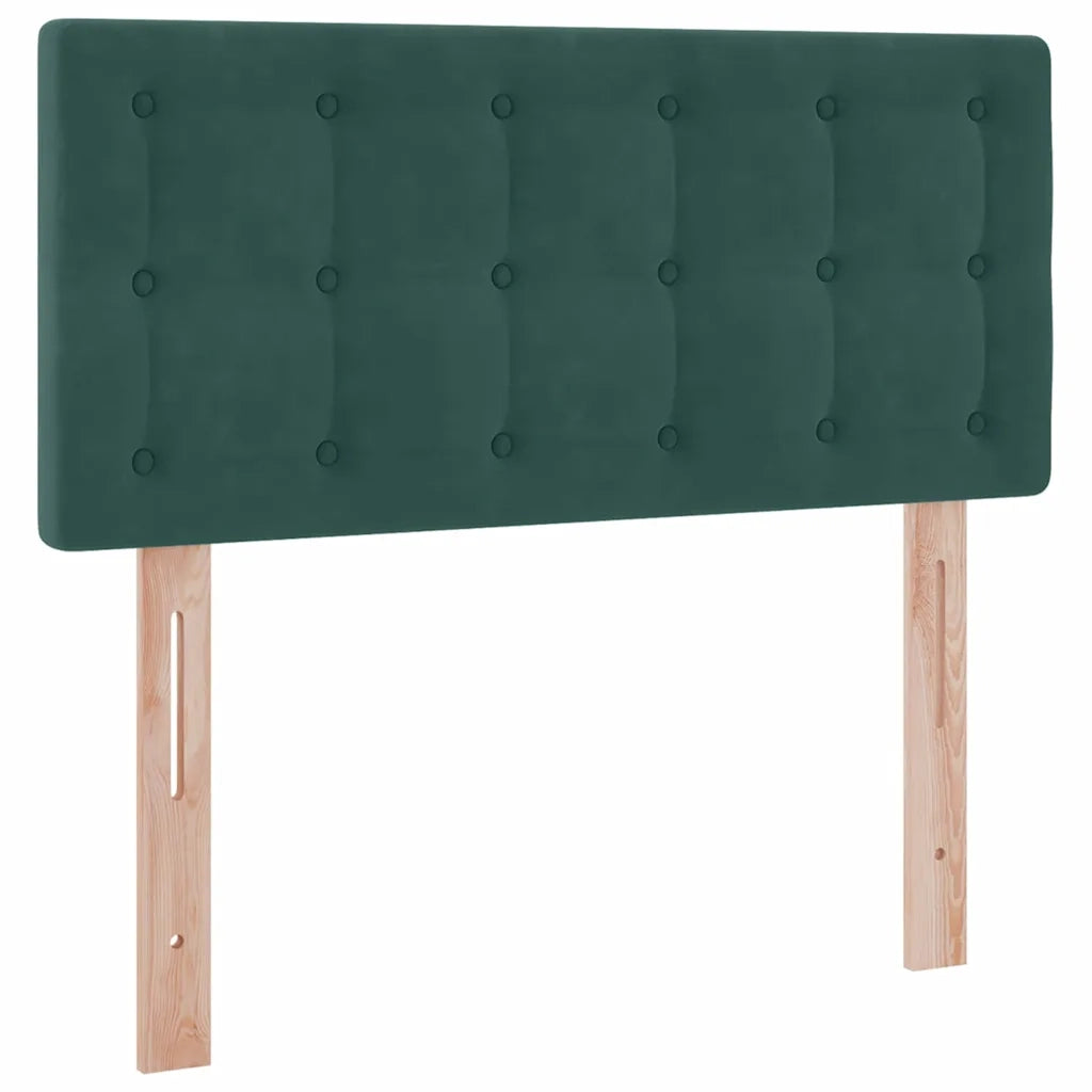 Letto con Contenitore Verde Scuro 90 x 200 cm Velluto 3370854