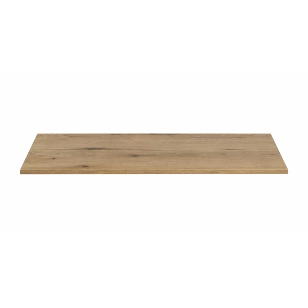 Piano lavabo VANO – Colore quercia – L140 × P40 × H2 cm – Da appoggiare