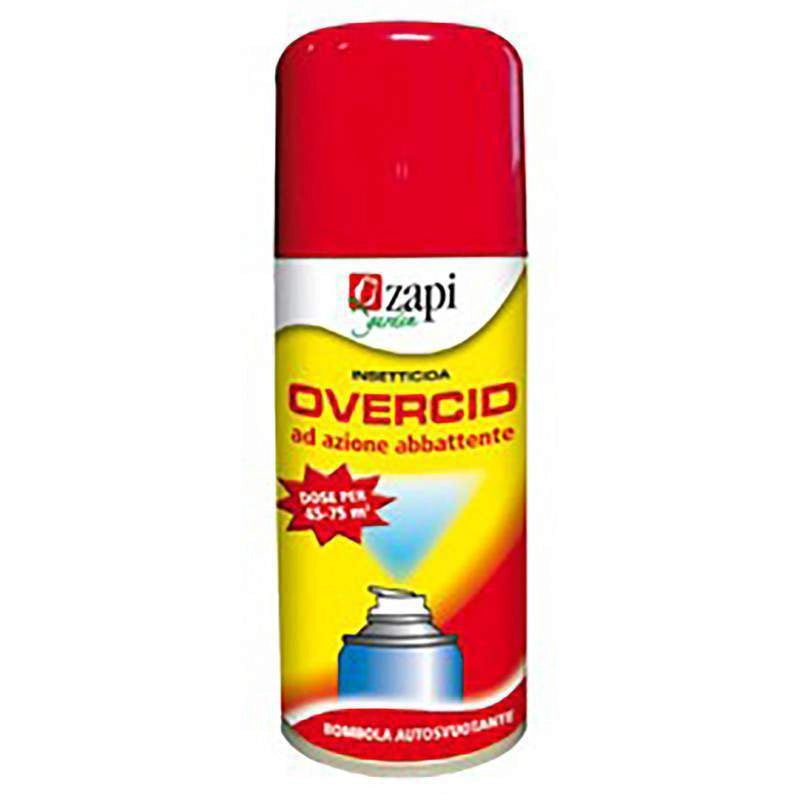 Zapi Overcid Insetticida Spray Autosvuotante 150 ml per ambienti fino a 80 m² kit 3 pz