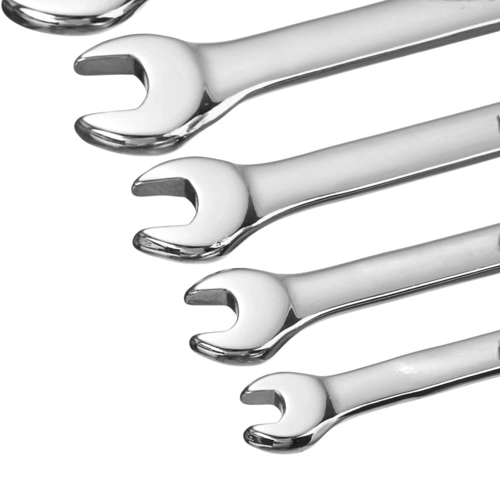 Set 7 chiavi combinate corte a cricchetto 8, 10, 11, 13, 14, 17 e 19mm 702-B