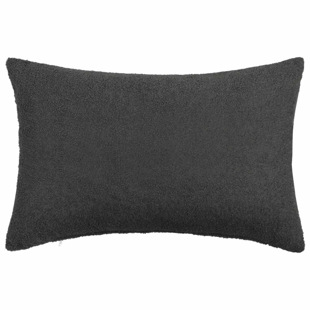 Federa 6 pcs HEERLEN Grigio Scuro 50 x 80 cm Bouclé 911992