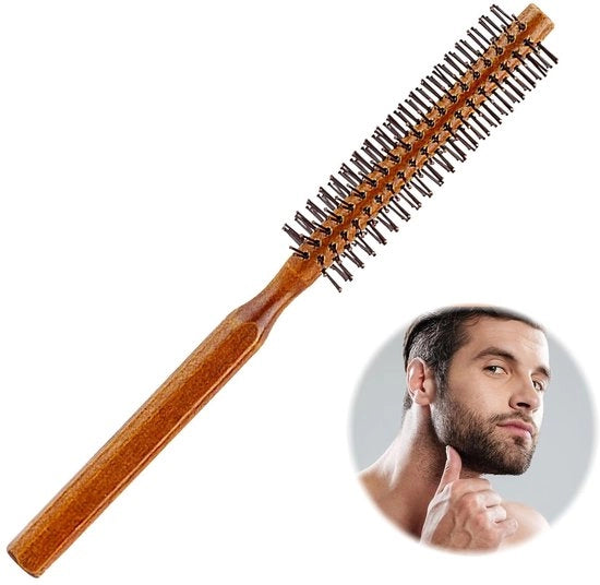 Spazzola a piastra per capelli maschile - spazzola per styling - 1 pezzo