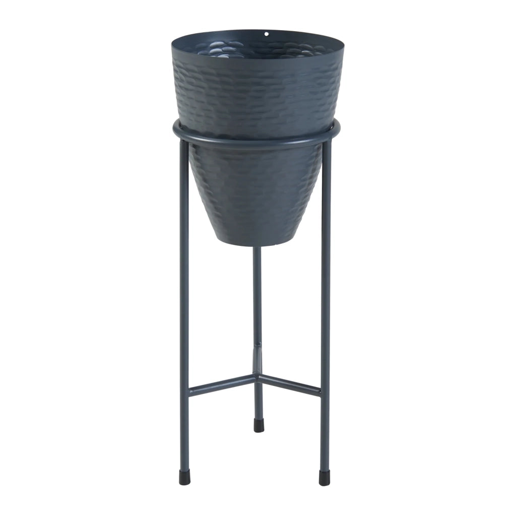 Supporto per piante da esterno 41 x 16 cm nero 03_0010358