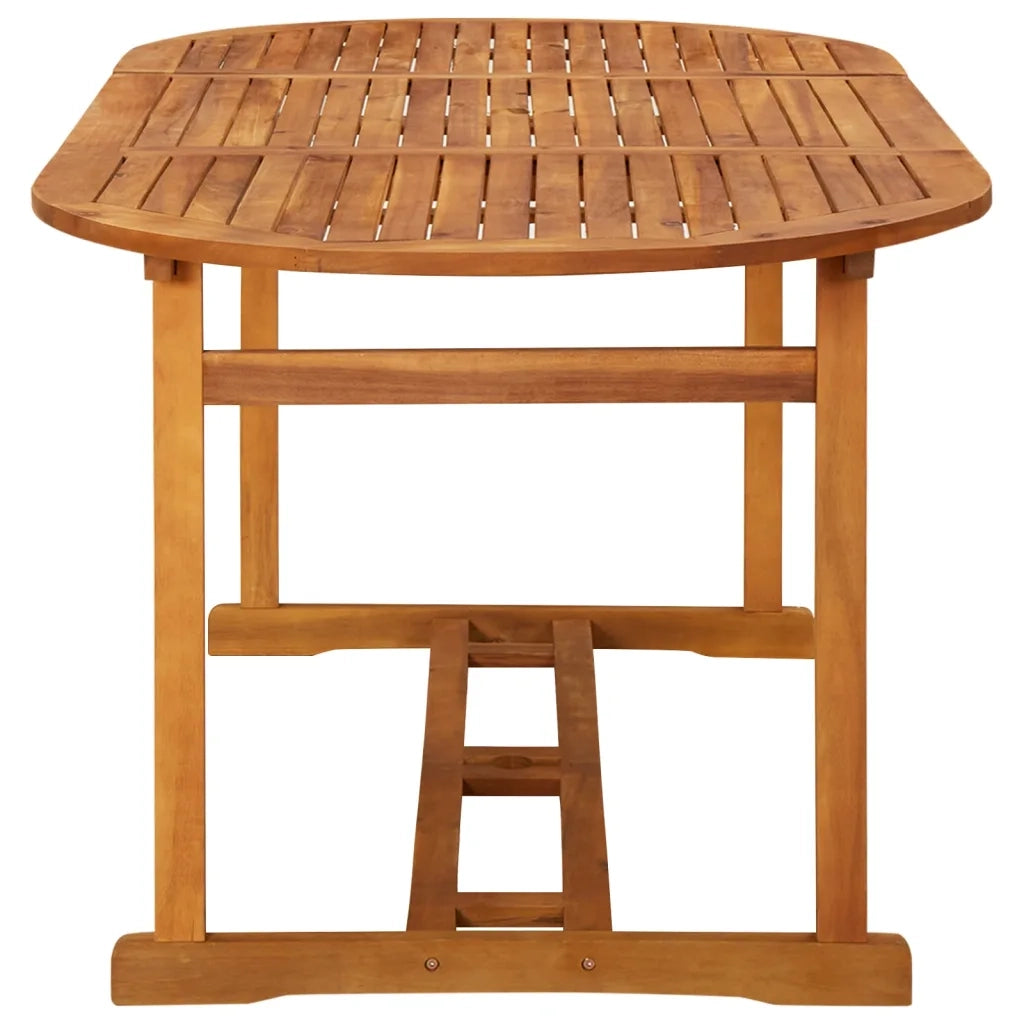 Tavolo da Pranzo per Esterni 180x90x75cm Legno Massello Acacia 315948