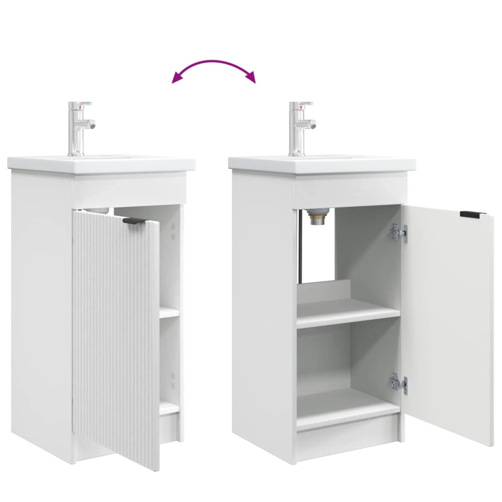 Mobile da bagno con lavabo Bianco 42 x 40 x 84,5 cm 890084