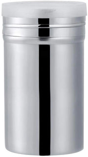 Shaker per polvere in acciaio inossidabile - Antislip sifone per cacao/zucchero - Sifone per spezie/erbe - Dredge per pepe/erbe - Leggero - Dimensioni L 6,8*12,7 cm - Struttore per erbe