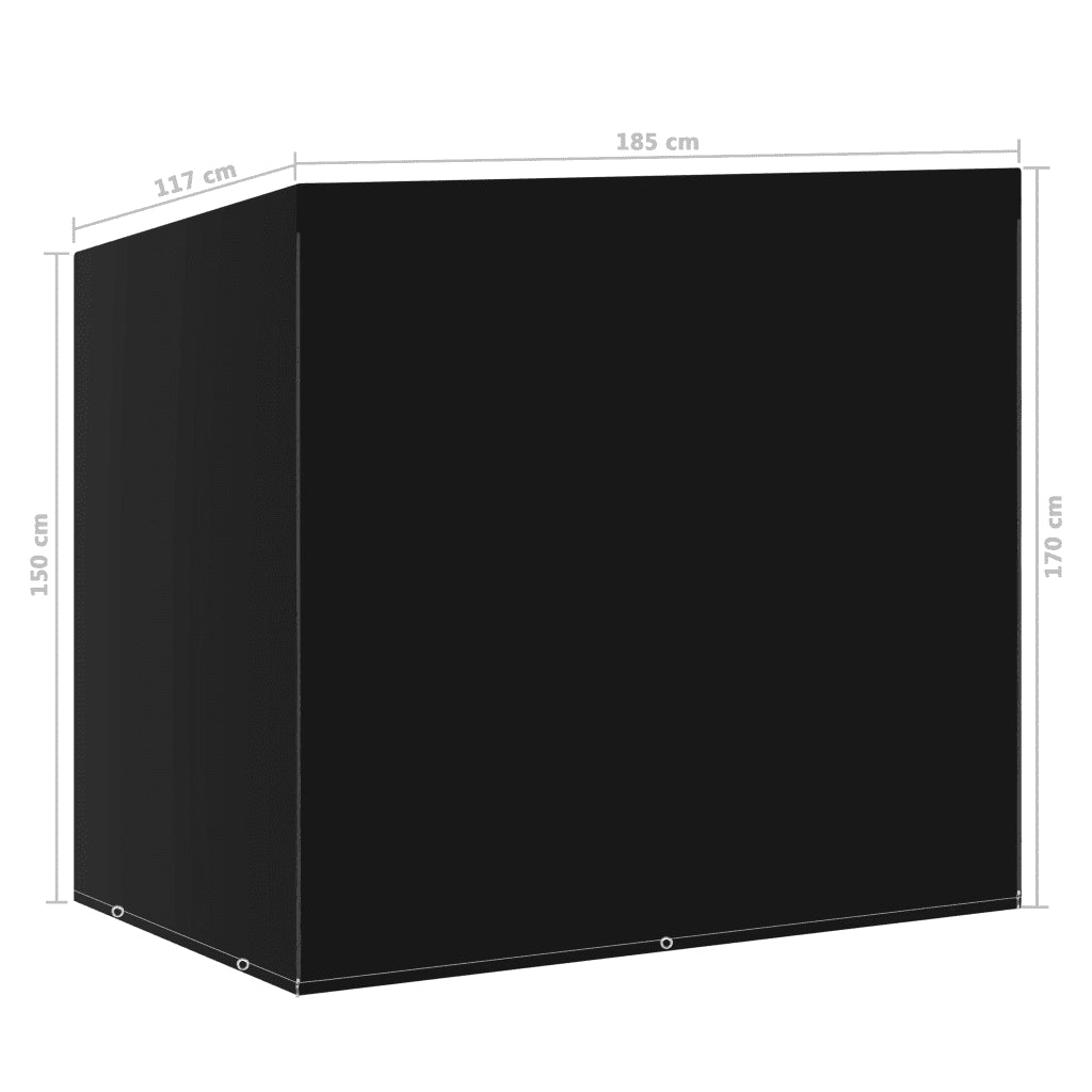 Telo di Copertura per Dondolo 6 Occhielli 185x117x170 cm
