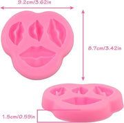 Forma per biscotti a forma di labbra in silicone