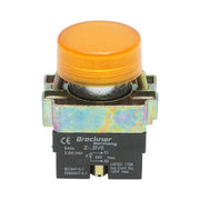 Pulsante indicatore LED giallo 24V LAY5 Breckner Germany
