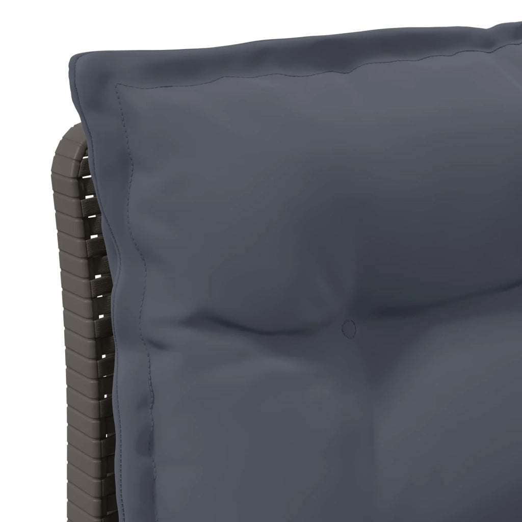 Divano da giardino 3 posti con cuscini in look rattan PP 8011991