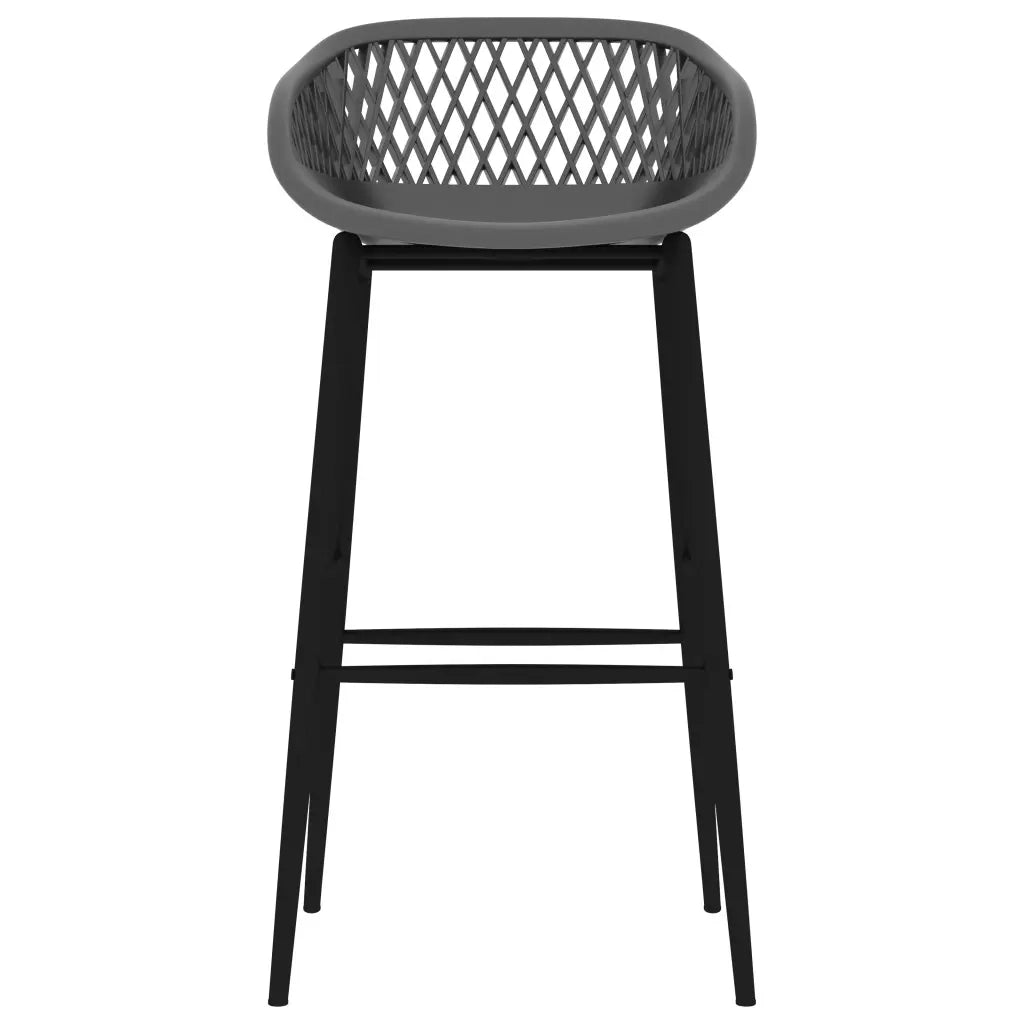 Set da Bar 5 pz Nero e Grigio 3057377