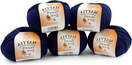 Tricot Merino Zitto per Neonati - Blu 909
