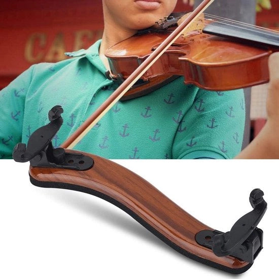 Supporto da testa in legno pieghevole per violino 3/4 e 4/4 - necessita di contenuti HTML.