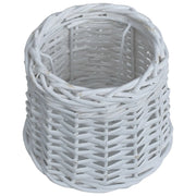 Paralume in Vimini 25x17 cm Bianco 287618