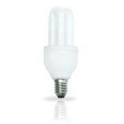 Trade Shop - Lampadina Risparmio Energetico Forma 2 Tubi U Mini 5 Watt E14 Luce Calda -