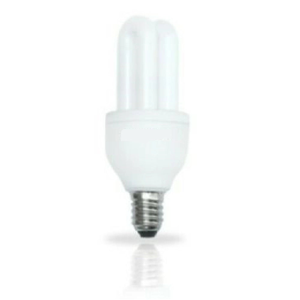 Trade Shop - Lampadina Risparmio Energetico Forma 2 Tubi U Mini 5 Watt E14 Luce Calda -