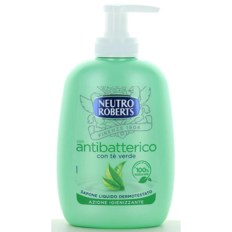 NEUTRO ROBERTS SAPONE LIQUIDO ANTIBATTERICO AL TÈ VERDE FORMATO 200 ML