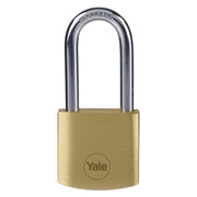 LUCCHETTO RETTANGOLARE ARCO LUNGO mm 50  - YALE
