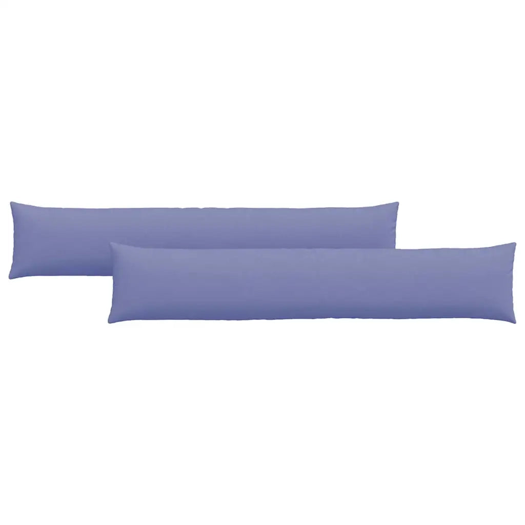 Cuscini da Divano 2 pz-Set di 2 Cuscini per Sofa Blu jeans 200 x 40 cm Tessuto