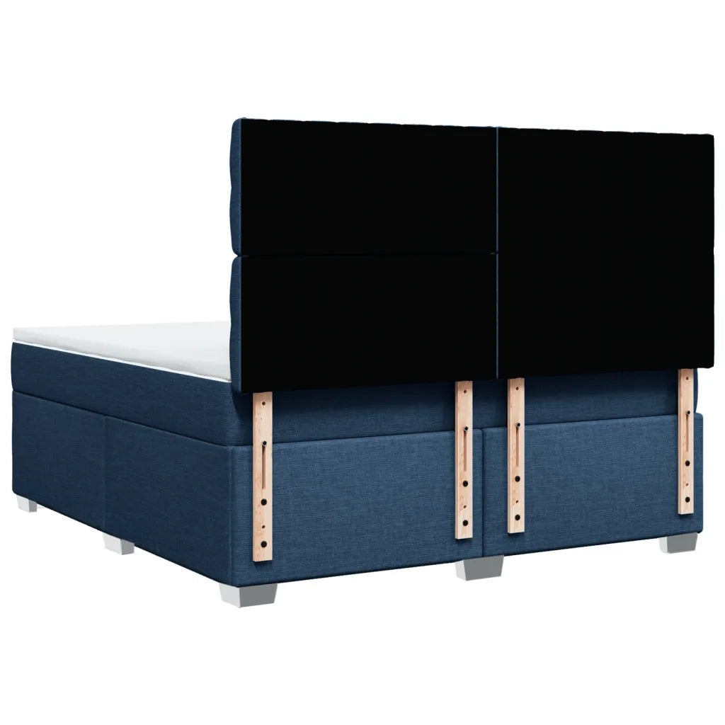 Giroletto a Molle con Materasso Blu 180x200 cm in Tessuto 3290580