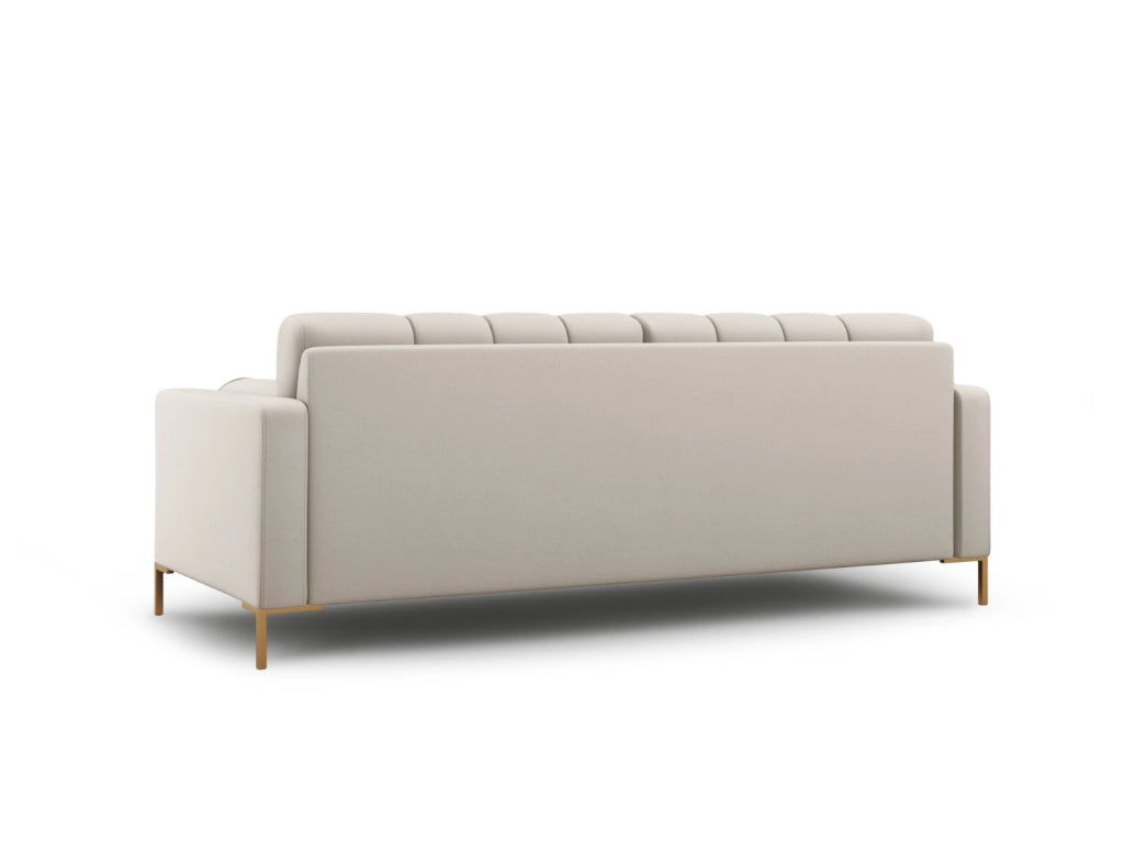 Cosmopolitan Design - Divano "Bali" 3 posti in tessuto strutturato beige 