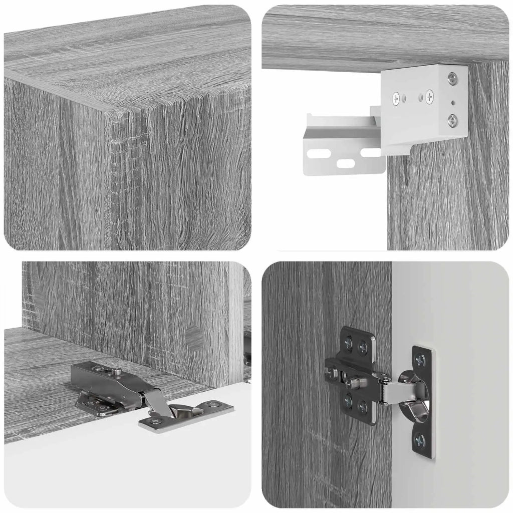 Mobile TV-Credenza per TV 5 pcs Grigio Sonoma