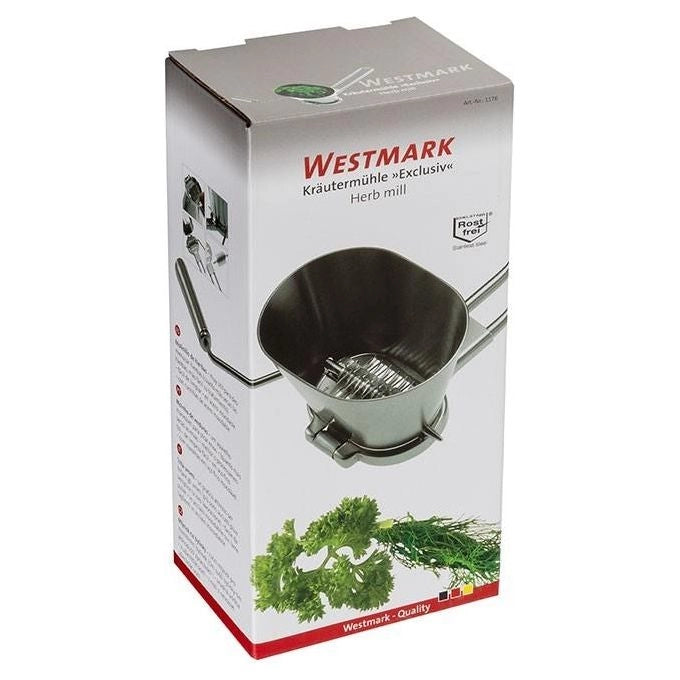 Westmark 11762260 Tritaerbe Manuale in Acciaio Inox per Ortaggi e Aromi colore Acciaio inox