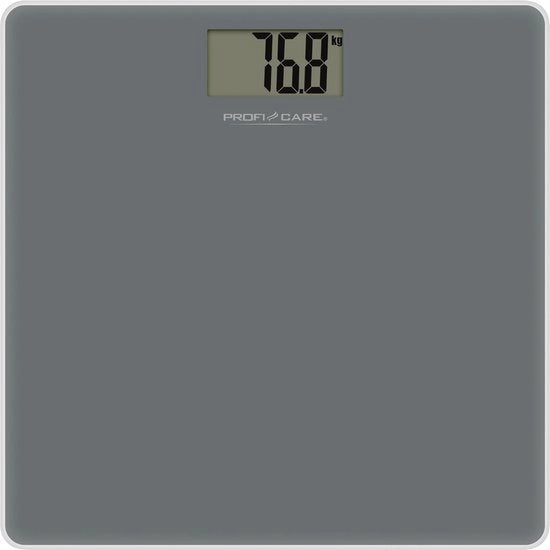 Peso Personale Elettrico con Superficie in Vetro e Grande Display LCD - Peso Digitale fino a 180 kg