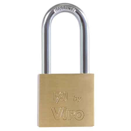 LUCCHETTO AD ARCO LUNGO 'FAI' 20x23 mm - VIRO