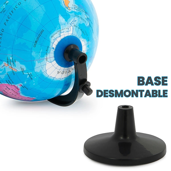 Globo Terrestre Girevole ¨C Minimal ¨C Mappamondo per Studio